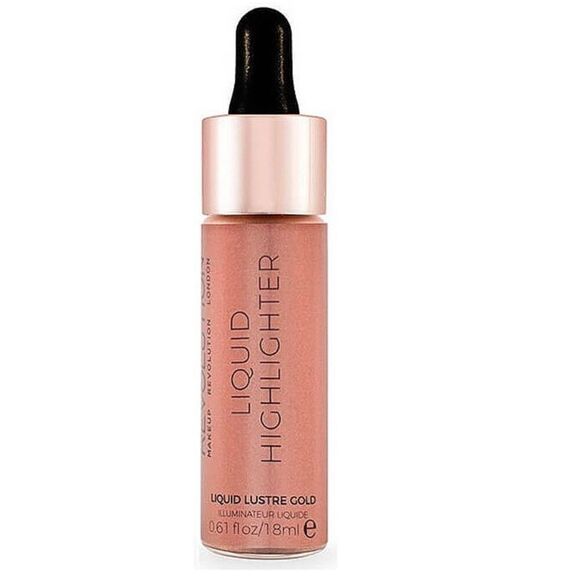 Makeup Revolution lustre gold Liquid Highlighter .61‎ fl oz - Picture 3 of 5